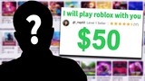 Paying a Stranger to Play Roblox
