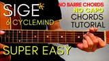 6 CYCLEMIND - SIGE CHORDS (EASY GUITAR TUTORIAL) for Acoustic Cover