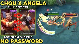 ANGELA X CHOU SKIN DRAGON BOY SCRIPT | FULL EFFECTS + NO PASSWORD - MOBILE LEGENDS