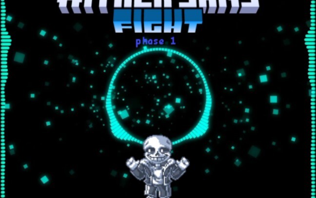 ［AU］［การต่อสู้ของ Wither Sans］［เฟส 1］Wither Sans เฟส 1