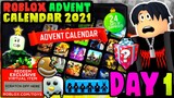 OPENING THE FIRST DOOR! ROBLOX ADVENT CALANDER 2021 DAY #1!
