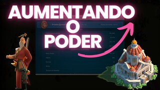 AUMENTANDO O PODER DA NOVA CONTA NO RISE OF KINGDOMS| COMO SUBIR PODER RAPIDAMENTE NO INICIO DO JOGO