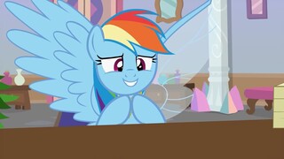 Rainbow Dash mendapat artefak sayap, dan sayap apa pun bisa menjadi ajaib