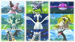 Completing the Shiny Trio Legendary Tao, Creation and Weather Part 1