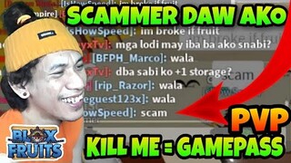 Blox Fruits #22 - Scam Daw Ako (PvP Rumble) Makapatay Saken May Gamepass | Roblox Tagalog