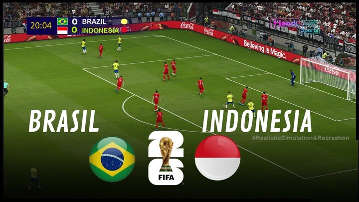 Brasil vs Indonesia - Piala Dunia 2026 Simulasi dan Prediksi