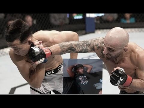Alex Volkanovski TKO’s Korean Zombie (live reaction) UFC 273