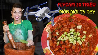 Ty Thy đập hộp flycam 20 triệu và ra mắt món mới ngon xuất sắc - Ty Thy Vlog Gỏi đu đủ