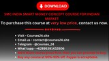 SMC INDIA SMART MONEY CONCEPT COURSE FOR INDIAN MARKET