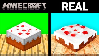 I Made MINECRAFT Food in REAL-LIFE...