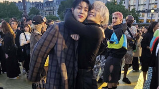 【230621】Akhirnya melihat Wang Jiaer dan BamBam di peragaan busana Louis Vuitton di Paris