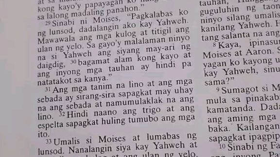 Pang Araw Araw na Talata.               Exodus 9:27-35