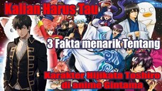 Kalian Harus Tau 3 Fakta Menarik Tentang Karakter Hijikata Toshiro di Anime Gintama