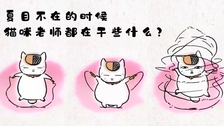 夏目不在的时候，猫咪老师都在干些什么？？？【夏目友人帐】