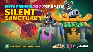 ⛩️ Silent Sanctuary 🧘‍♂️ November Season Clash Royale Sneak Peek (Season 41, 2022)