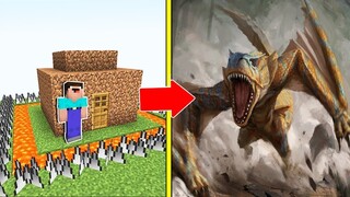 TIGREX TẤN CÔNG NHÀ ĐƯỢC BẢO VỆ CỦA NOOB | TROLL NHÀ NOOB