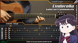 Komi Can't Communicate OP - Cinderella - Cidergirl (Fingerstyle Guitar Cover TABS Tutorial)