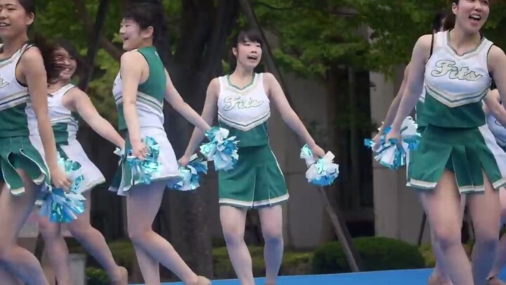 Nữ sinh Nhật Bản nhảy cổ vũ Học viện Kanto, có vẻ khác xa với những gì tôi tưởng tượng
