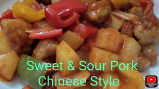 SWEET & SOUR PORK IN CHINESE STYLE || #CHINESERECIPE ||ANN'S MIXED JOURNEY