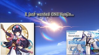 I just wanted one Yunjin but got a 5 star instead | Genshin impact pulls