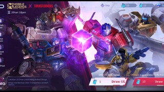 langsung dapet skin transformers. dr spin gratis.kalian dapat apa