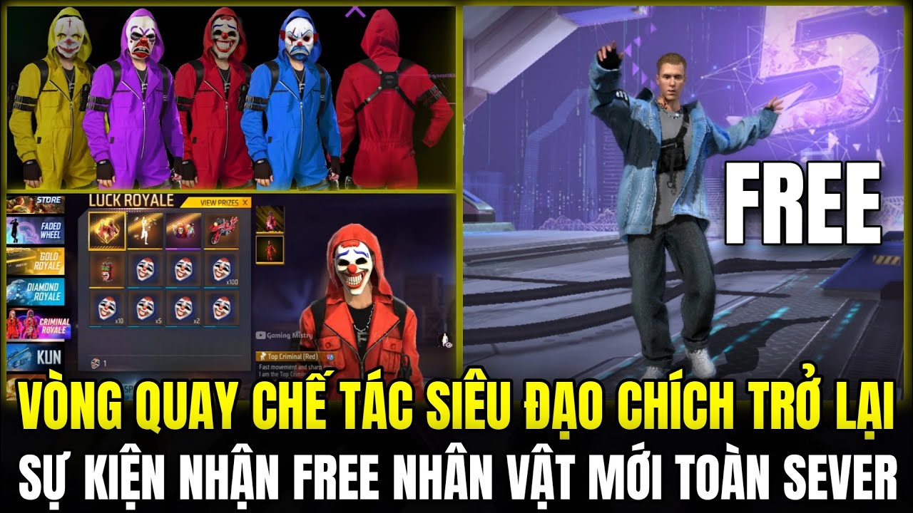 Free Firecách vẽ gói trang phục vòng quay chế tác siêu đạo chích garena free  fire  YouTube