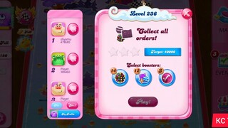 CANDY CRUSH SAGA LEVEL 236 (NEW VERSION)