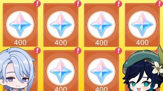 6000+ FREEMOGEMS AGAIN!!! DON’T MISS FREE PRIMOGEMS Reward By Hoyoverse Before Ayato/Venti Finish...