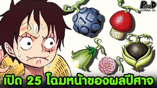 วันพีซ - เปิด 25 โฉมหน้าของผลปีศาจที่หลายคนไม่เคยเห็น [KOMNA CHANNEL]