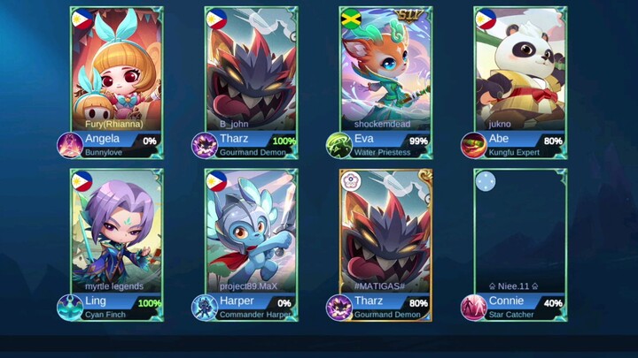 my best LineUp and Commander of Magic Chess on Mobile Legends Bangbang