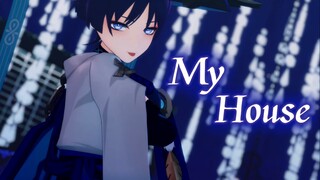 【原神MMD】今晚，来我家吧｜流浪者「𝓜𝔂 𝓗𝓸𝓾𝓼𝓮」