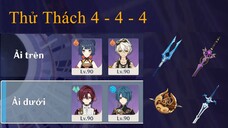 Thử thách 4 nhân vật 4* vũ khí 4* - La Hoàn 2.8 - Spiral Abyss 2.8 duos - Bilibili x Genshin Impact