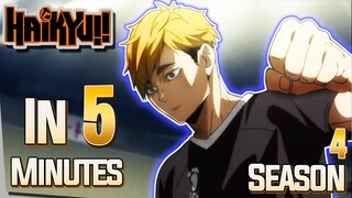 Haikyuu!! Season 4 In Under 5 Minutes