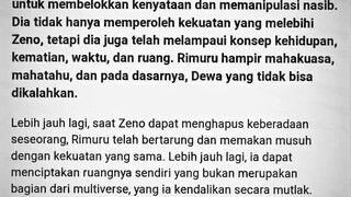 Nih ya, buat yang kemaren bilang katanya Rimuru Gabisa Menang Lawan Zeno