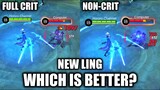 NON CRIT VS CRIT ON NEW LING | no more crit ling?