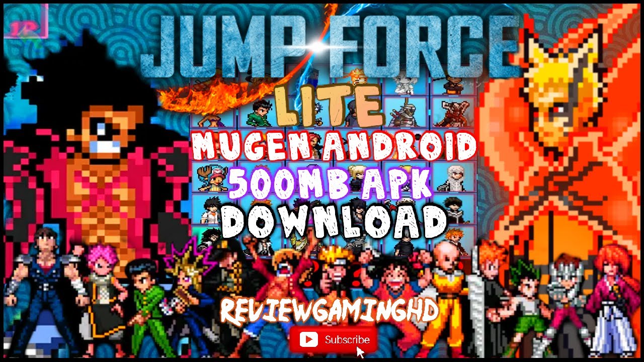 DOWNLOAD JUMP FORCE LITE Mugen ANDROID 2022 | BEST CHARACTERS [500MB Apk]  Ukuran Kecil MANTAP! - BiliBili