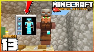 Salamat Villager Full Set Of Diamond Armor | Minecraft Survival Let's Play | Episode 13
