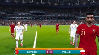 Chung kết UEFA EURO 2020 ● Bồ Đào Nha vs Ba Lan - Lối chơi PES 2020 - Gói dữ liệu 7.0
