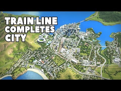 Train Line Completes the City | Cities Skylines: Oceania 45