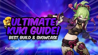 COMPLETE KUKI SHINOBU GUIDE! Best Kuki Build - Artifacts, Weapons, Teams & Showcase | Genshin Impact