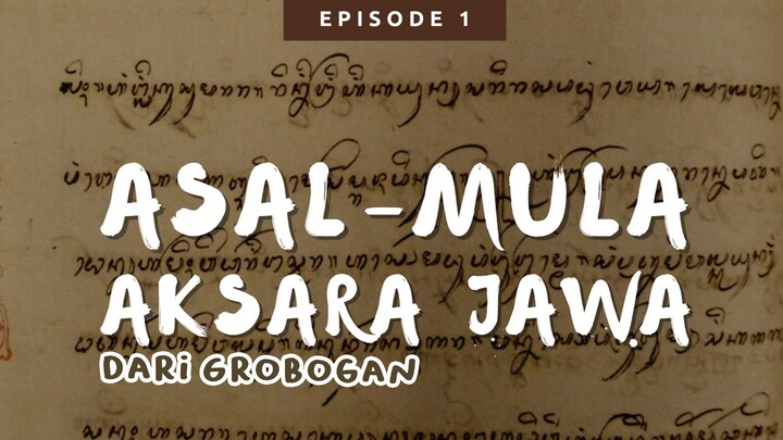 Ternyata..!! Asal - Mula AKSARA Jawa  |  Versi Asli.!! Bahasa Indonesia