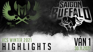 Highlight GAM vs SGB [VÁN 1][VCS Mùa Đông 2021][Tuần 3 - 30.11.2021]