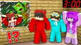 JJ and Mikey Became Exe Monsters and CAME to Nico and Cash in Minecraft Challenge Pranks - Maizen