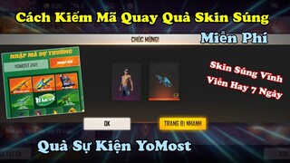 [Garena Free Fire] Cách Nhận Mã Chơi Sự Kiện YoMost Nhận AK Rồng Xanh Miễn Phí.