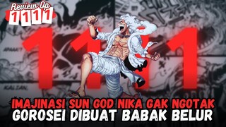 REVIEW ONE PIECE 1111 - GOROSEI TERNYATA ABADI !!! KEKUATAN IMAJINASI TANPA BATAS VS 5 IBLIS ABADI