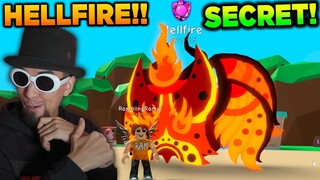 I Got The New Hardest Secret Pet Hellfire in Roblox Bubble Gum Simulator