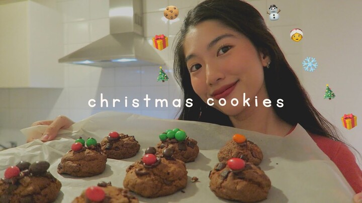 Vlogmas ep.1: Làm bánh cookies đi tặng các bạn tui (hơi fail)... 🍪🥛🎄🎁