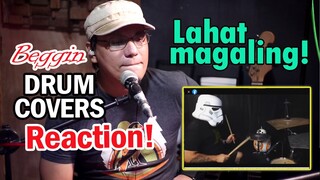 Beggin Drum Covers reaction | Ang galing nyo lahat!!!!