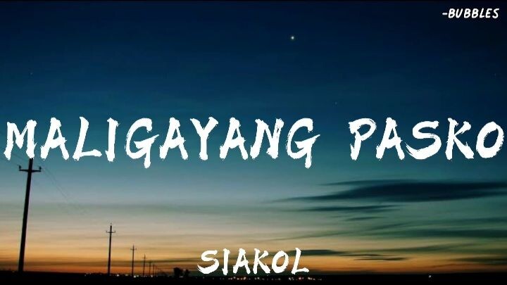 Maligayang Pasko - Siakol (Lyrics)