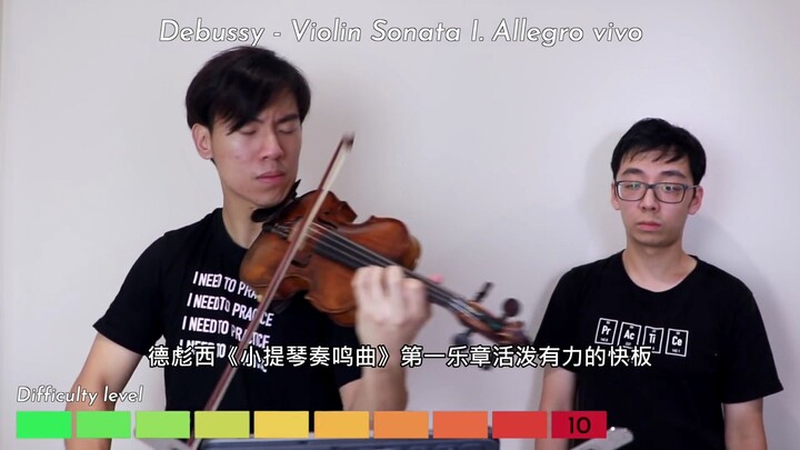 【TwoSetViolin双琴侠】小提琴奏鸣曲的13个难度级别